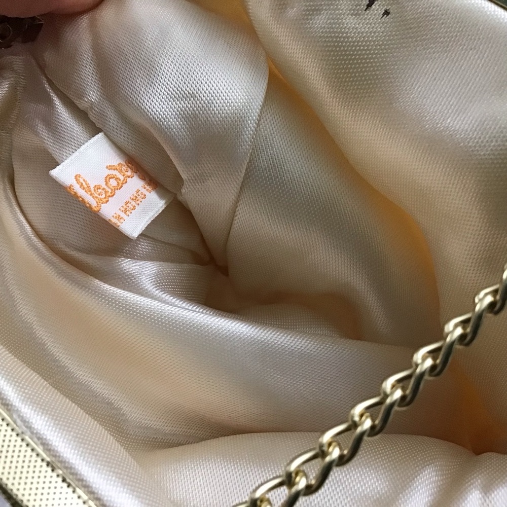Vintage 1950s-1960s Walborg Hong Kong Ivory, Silver & Gold Beaded Mini  Purse. - Picture 9 of 9